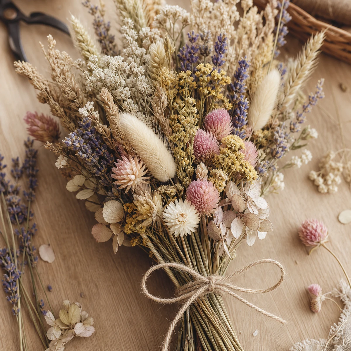 @bloomingjoyflowerco Dried Flower Bundle