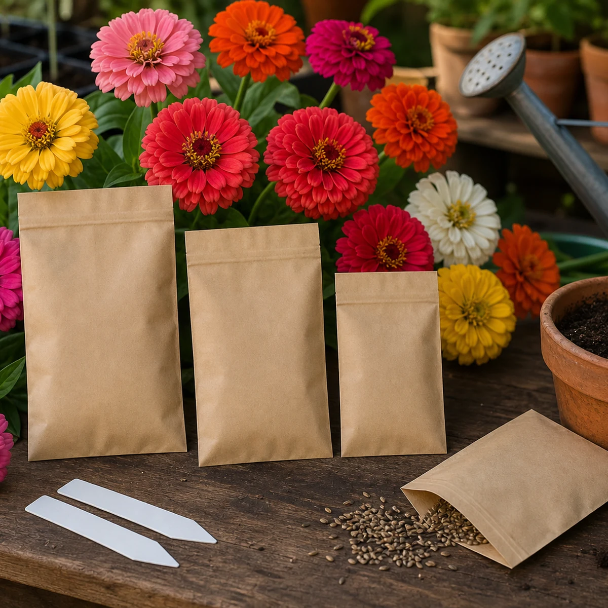 @bloomingjoyflowerco Beginner's Zinnia Collection